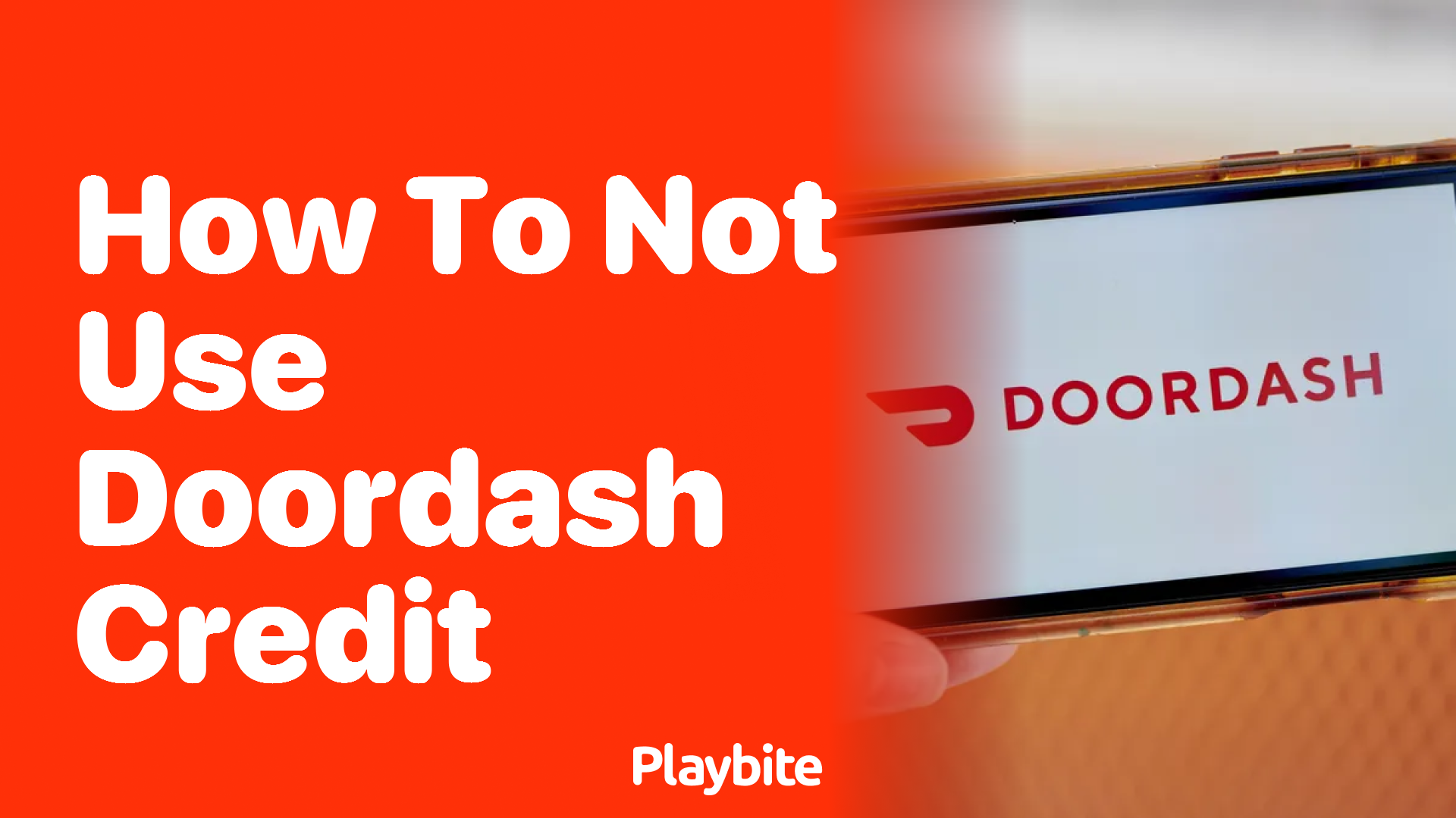 How to Avoid Using Your DoorDash Credit