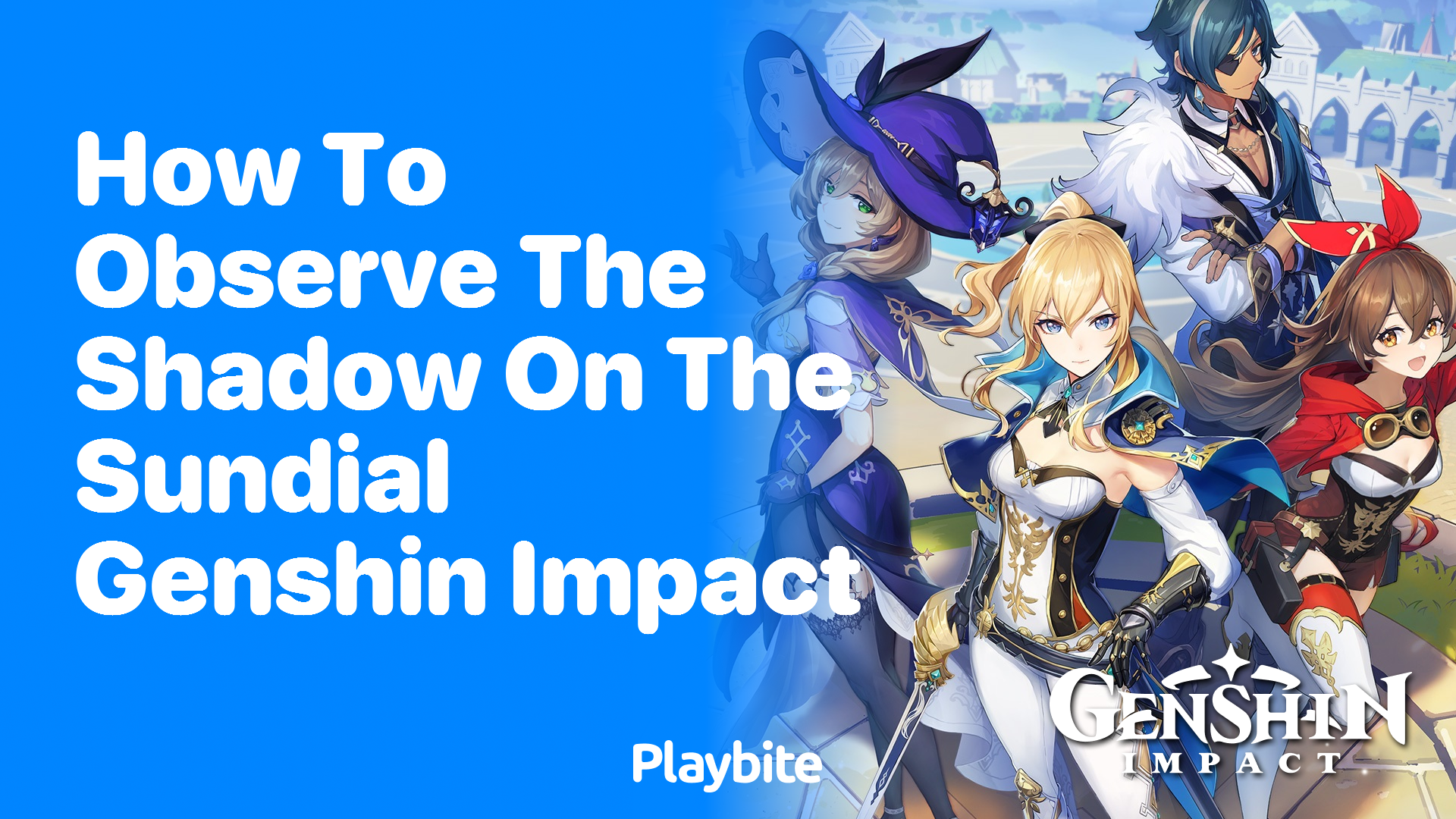 How to Observe the Shadow on the Sundial in Genshin Impact