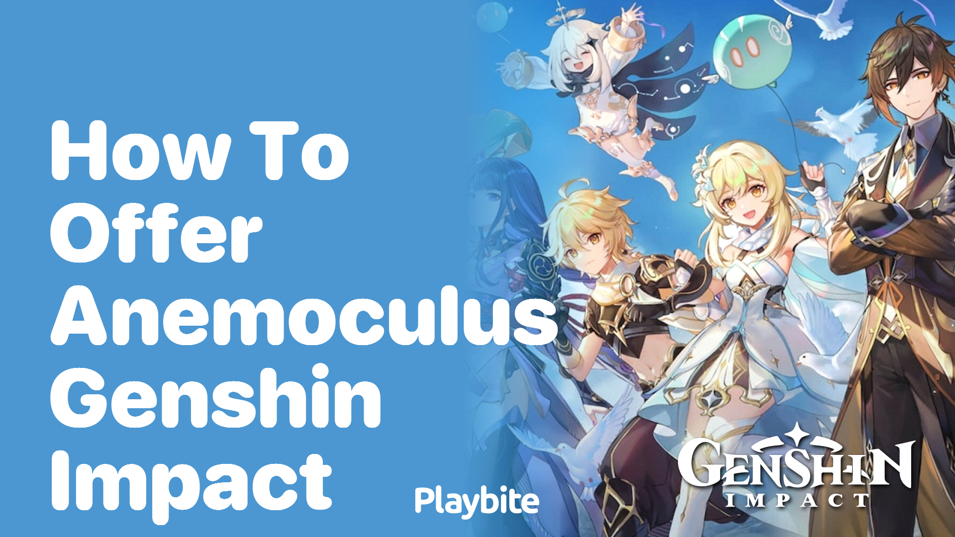 How to Offer Anemoculus in Genshin Impact