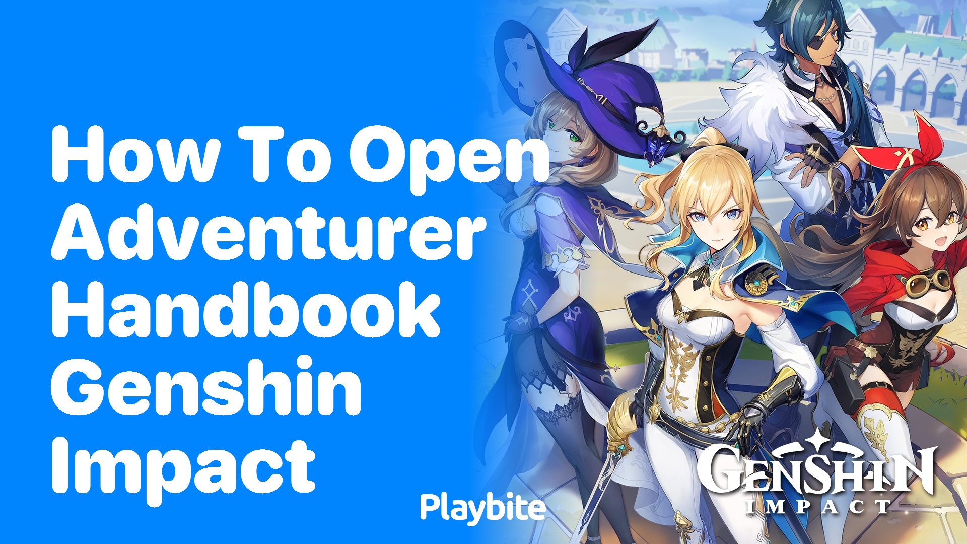 How to Open Adventurer Handbook in Genshin Impact