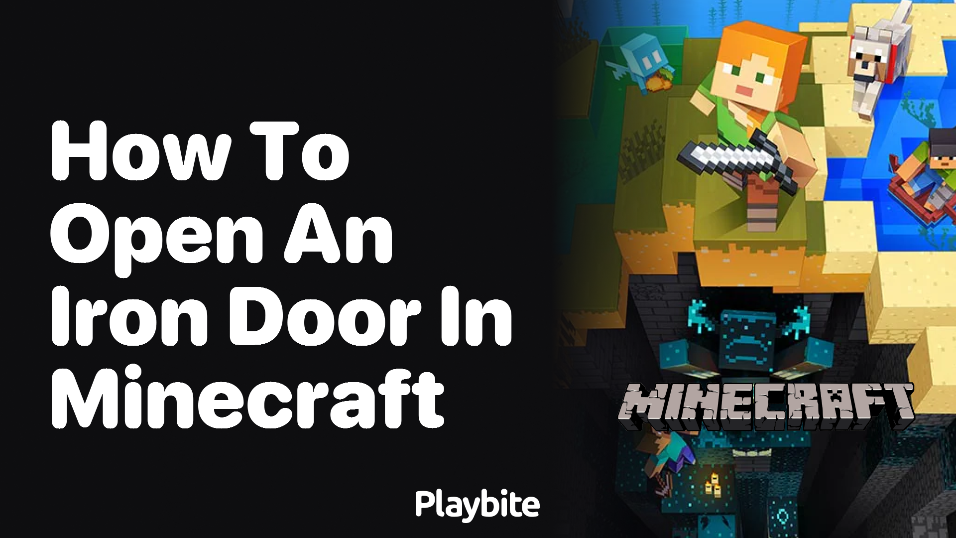 How to Open an Iron Door in Minecraft Playbite