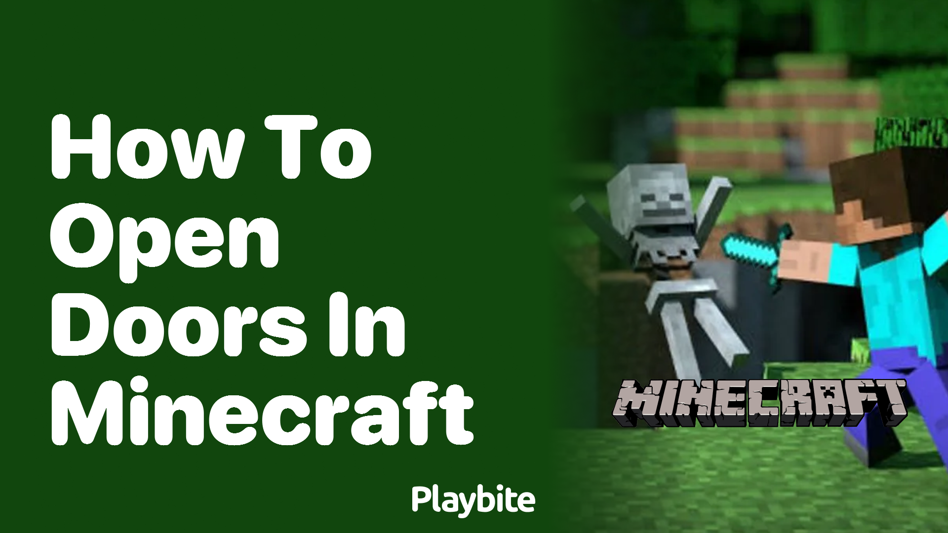 How to Open Doors in Minecraft A Simple Guide Playbite