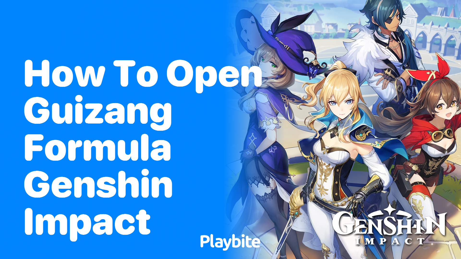 How to Open the Guizang Formula in Genshin Impact