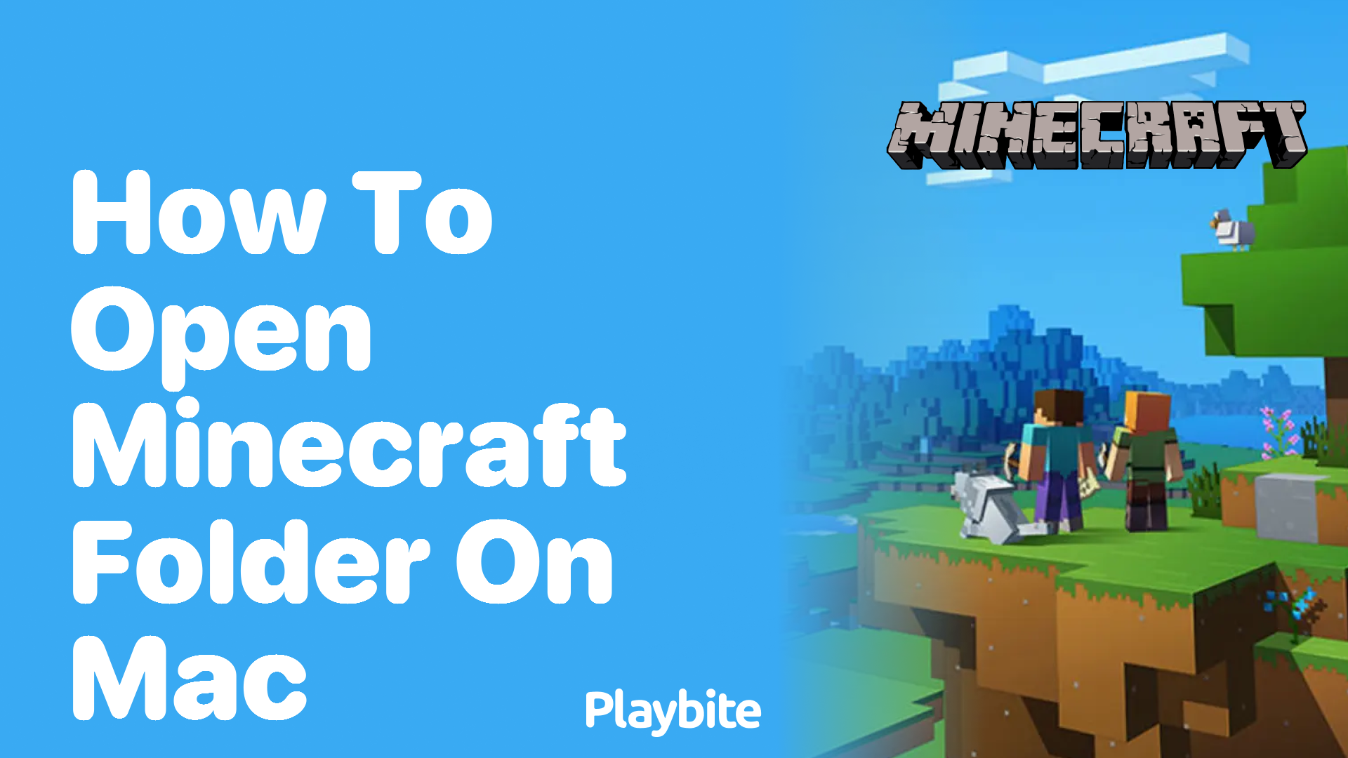 How to Open the Minecraft Folder on a Mac