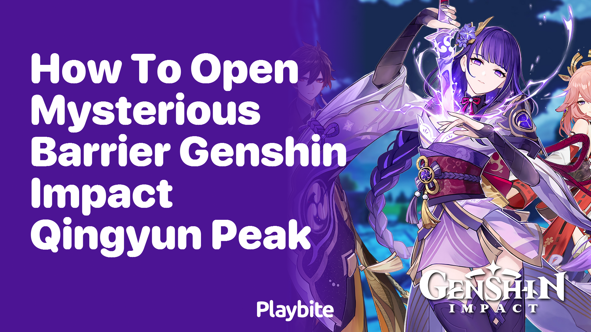 How to Open the Mysterious Barrier at Qingyun Peak in Genshin Impact