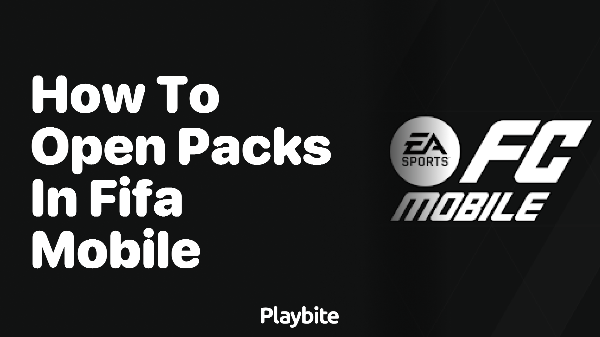 How to Open Packs in FIFA Mobile: A Quick Guide