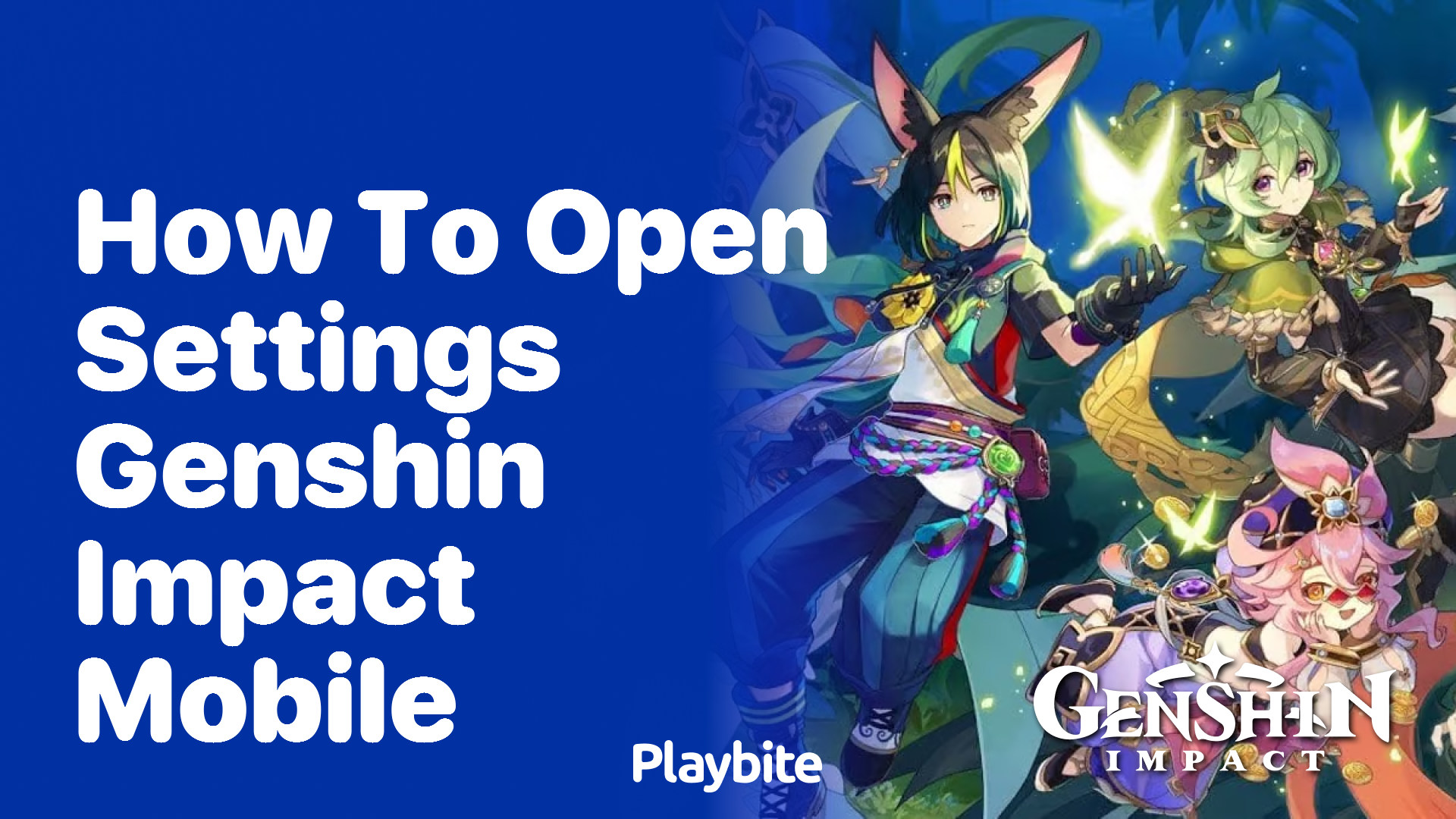 How to Open Settings in Genshin Impact Mobile