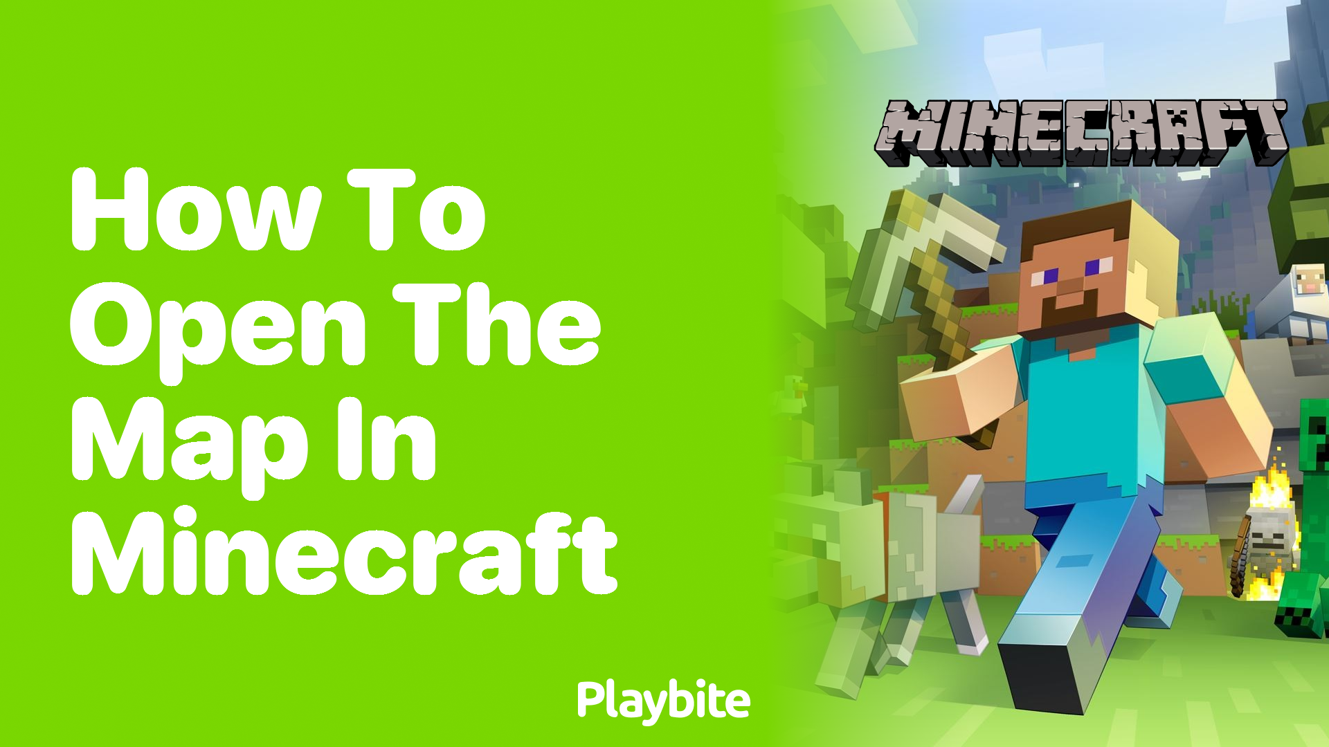 How to Open the Map in Minecraft
