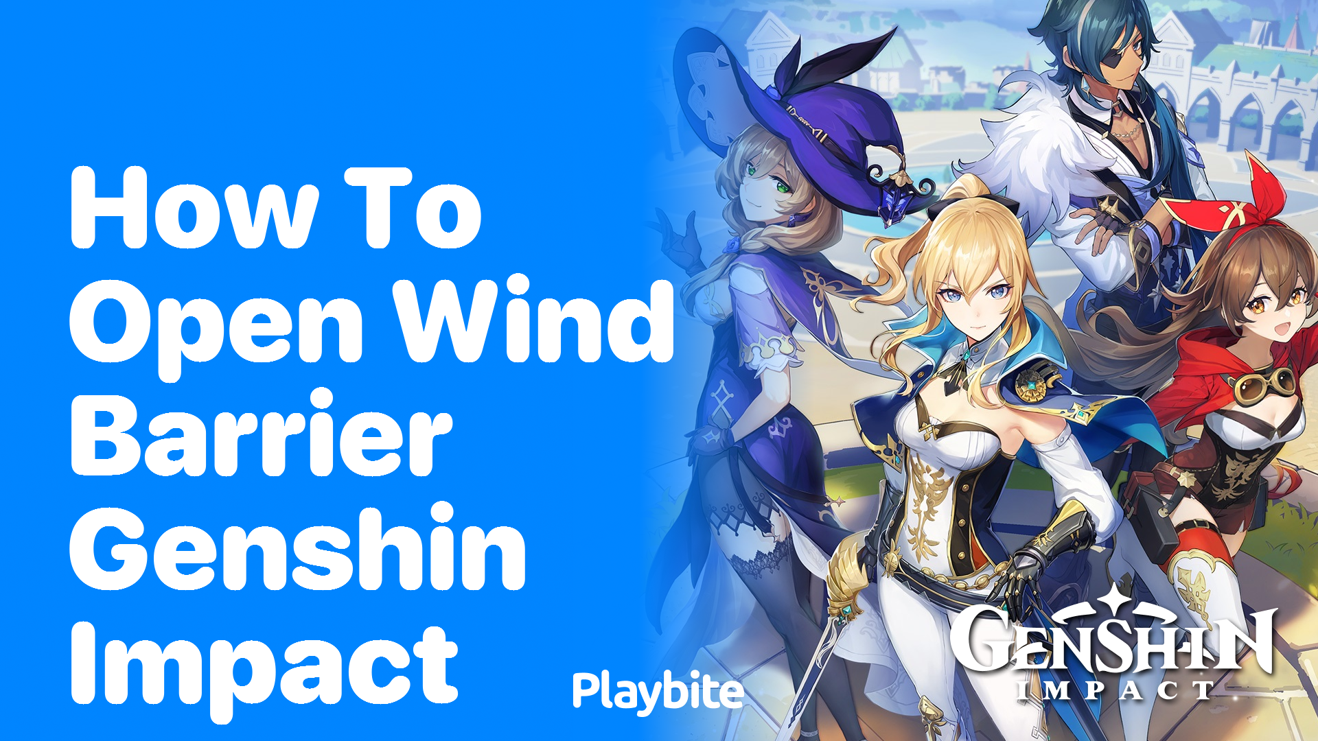 How to Open Wind Barrier in Genshin Impact