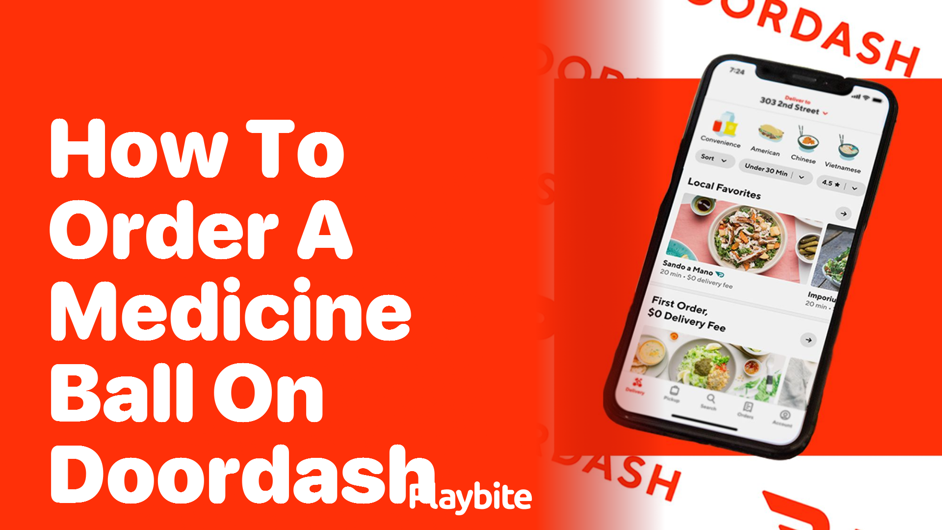 How to Order a Medicine Ball on DoorDash