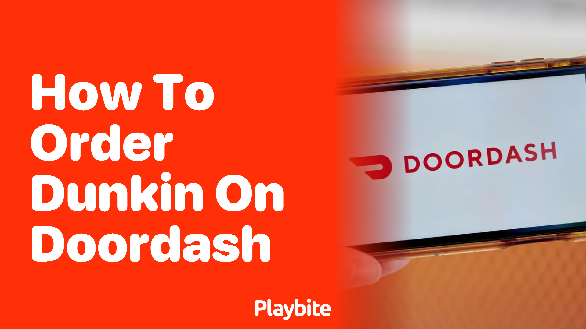 How to Order Dunkin on DoorDash
