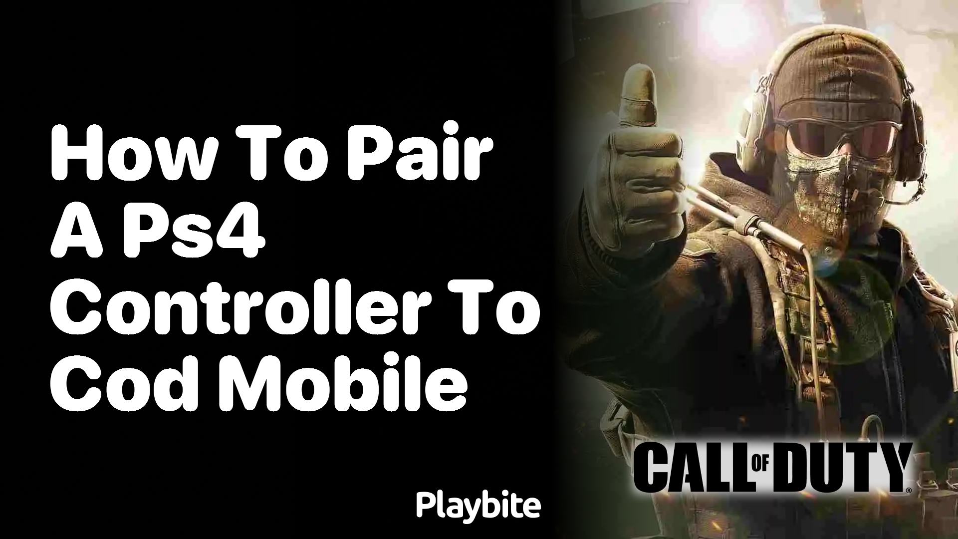 How to Pair a PS4 Controller to Call of Duty Mobile
