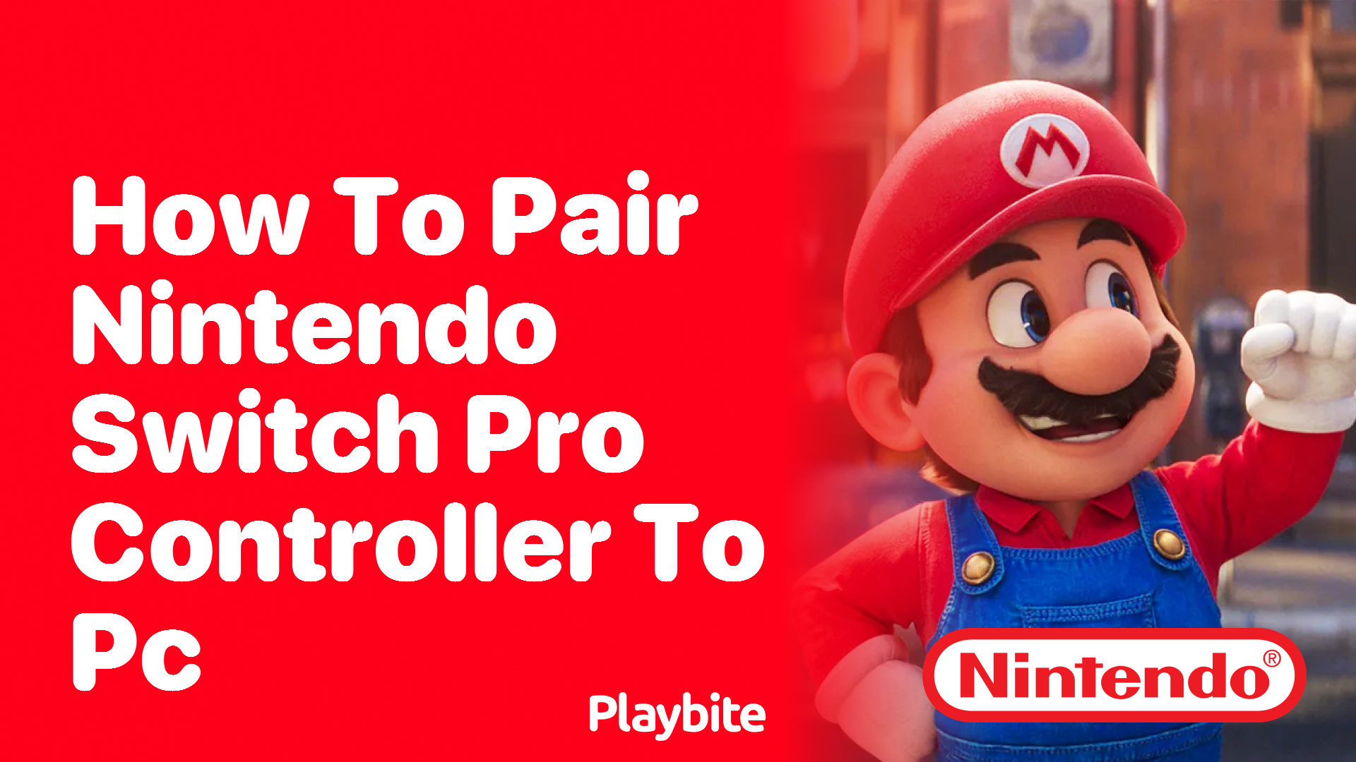How to Pair a Nintendo Switch Pro Controller to Your PC