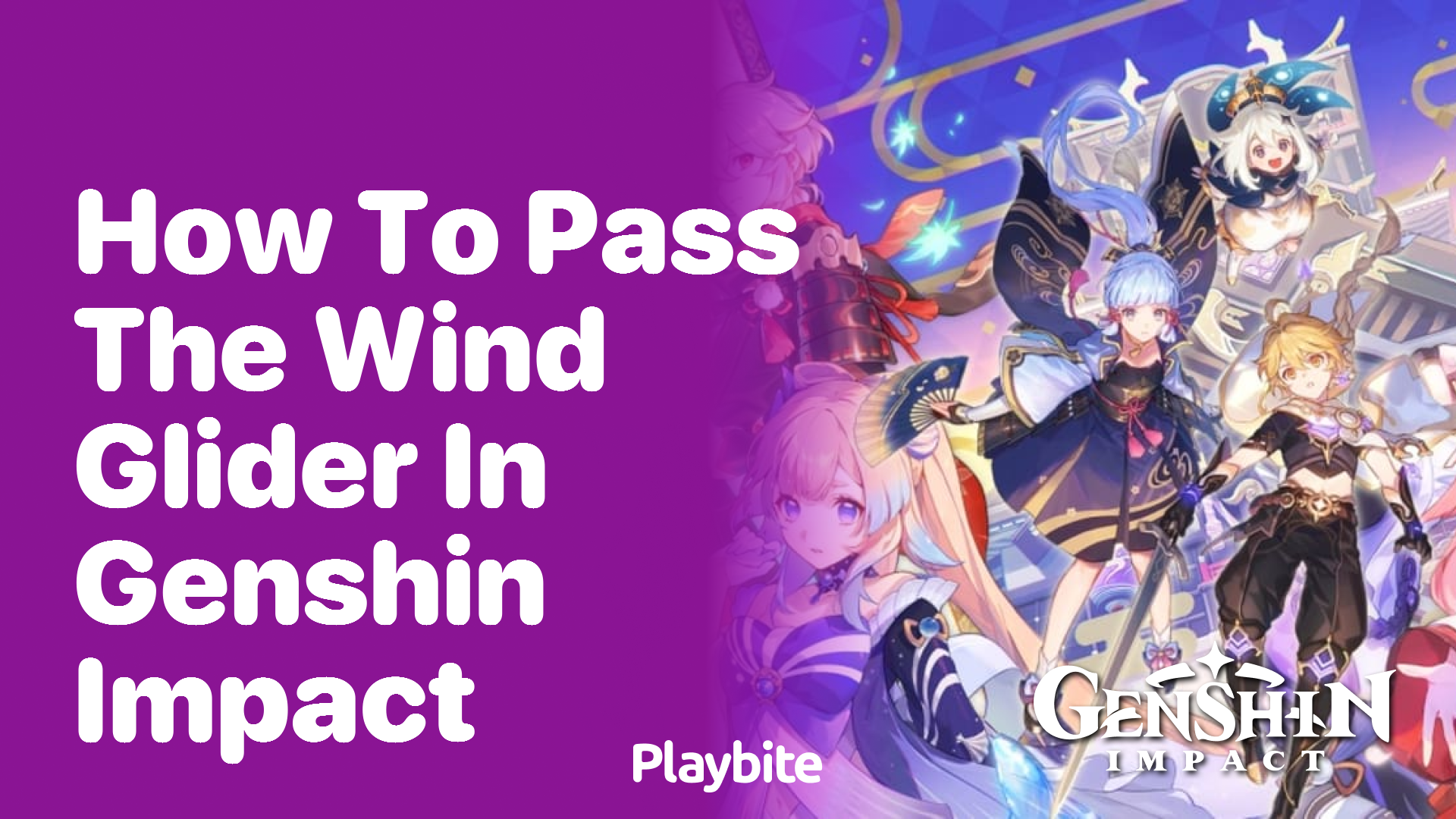 How to Pass the Wind Glider in Genshin Impact