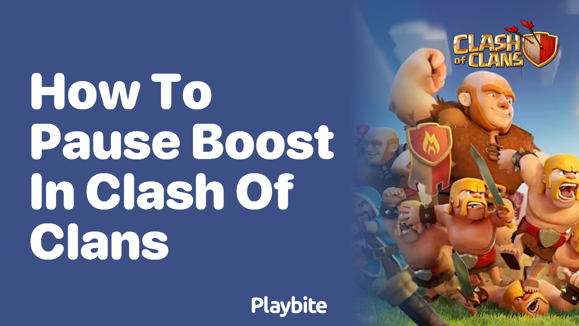 How to Pause Boost in Clash of Clans