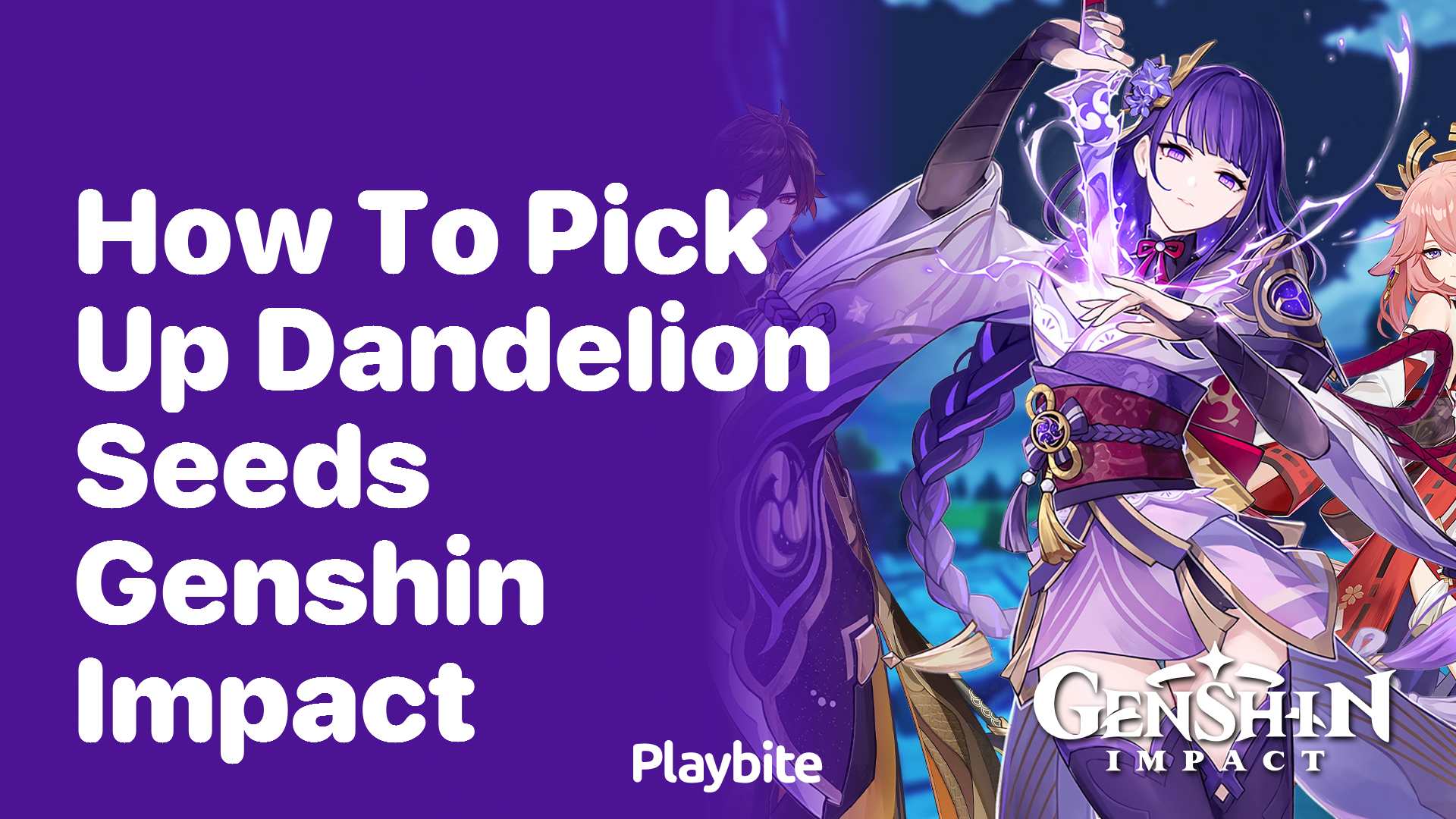 How to Pick Up Dandelion Seeds in Genshin Impact