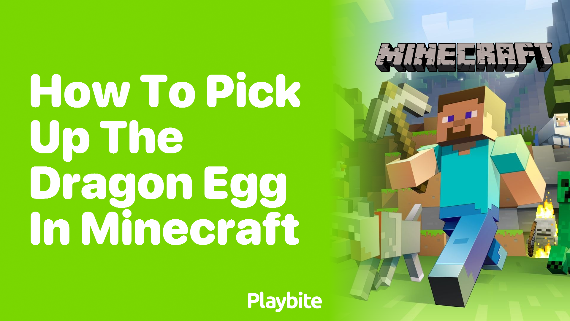 How to Pick Up the Dragon Egg in Minecraft