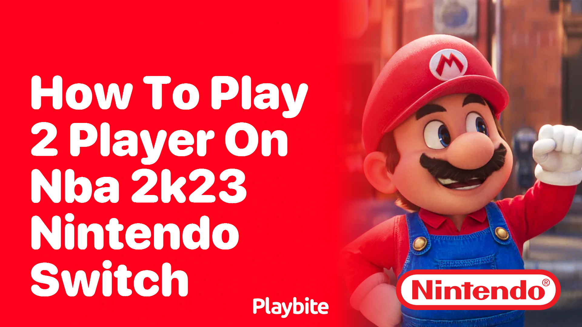 How to Play 2 Player on NBA 2K23 for the Nintendo Switch