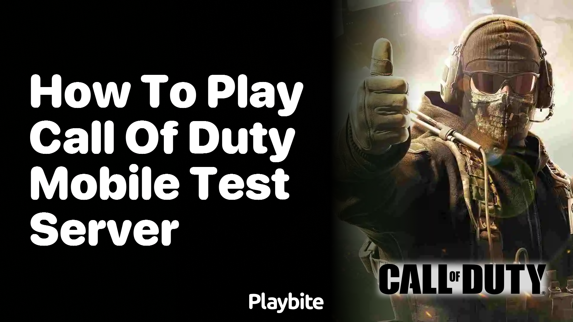 How to Play Call of Duty Mobile Test Server