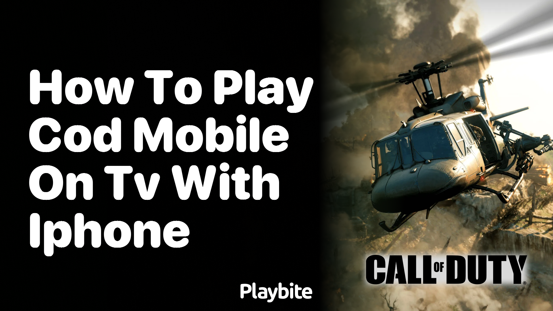 How to Play COD Mobile on TV with iPhone