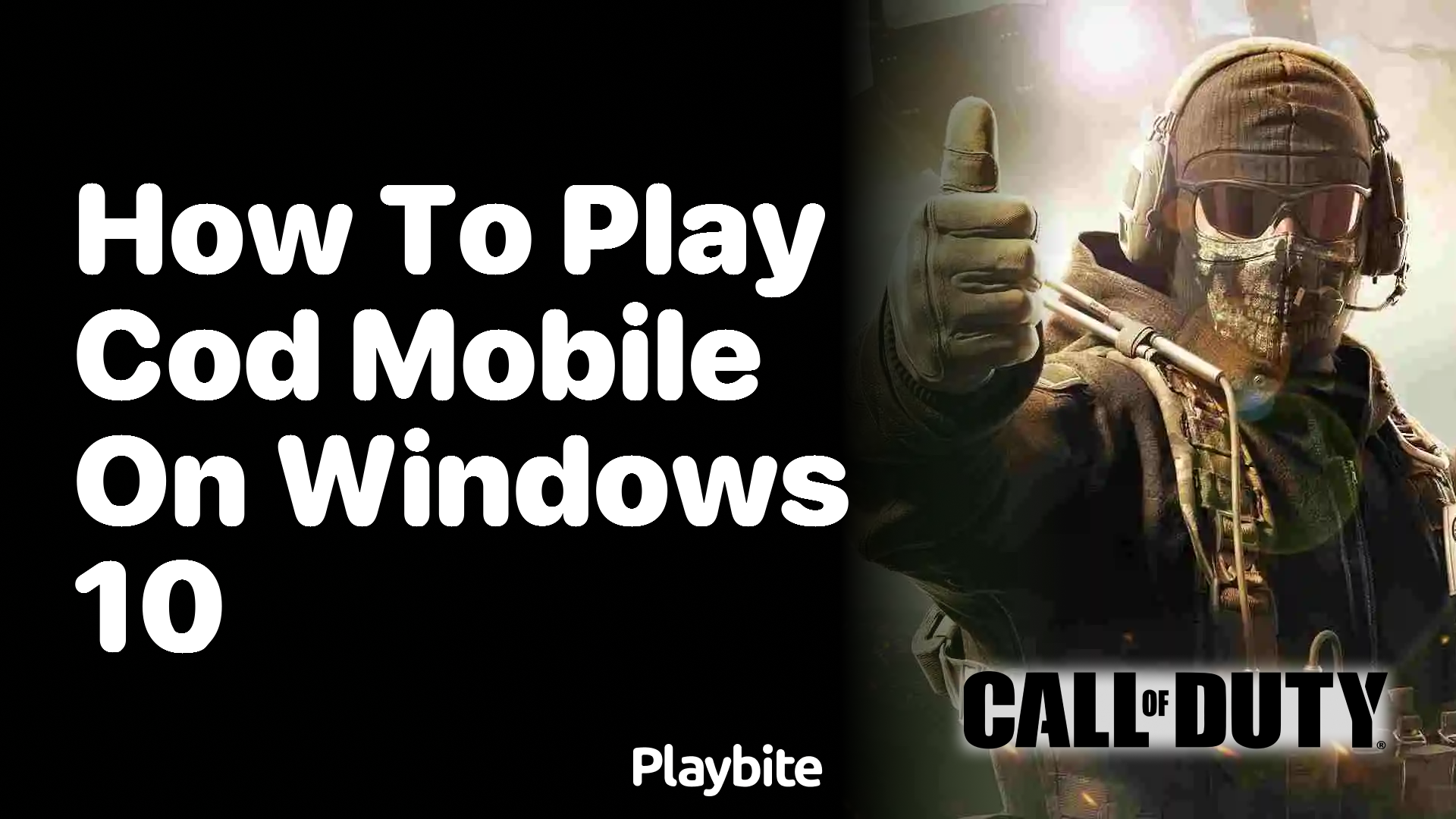 How to Play COD Mobile on Windows 10