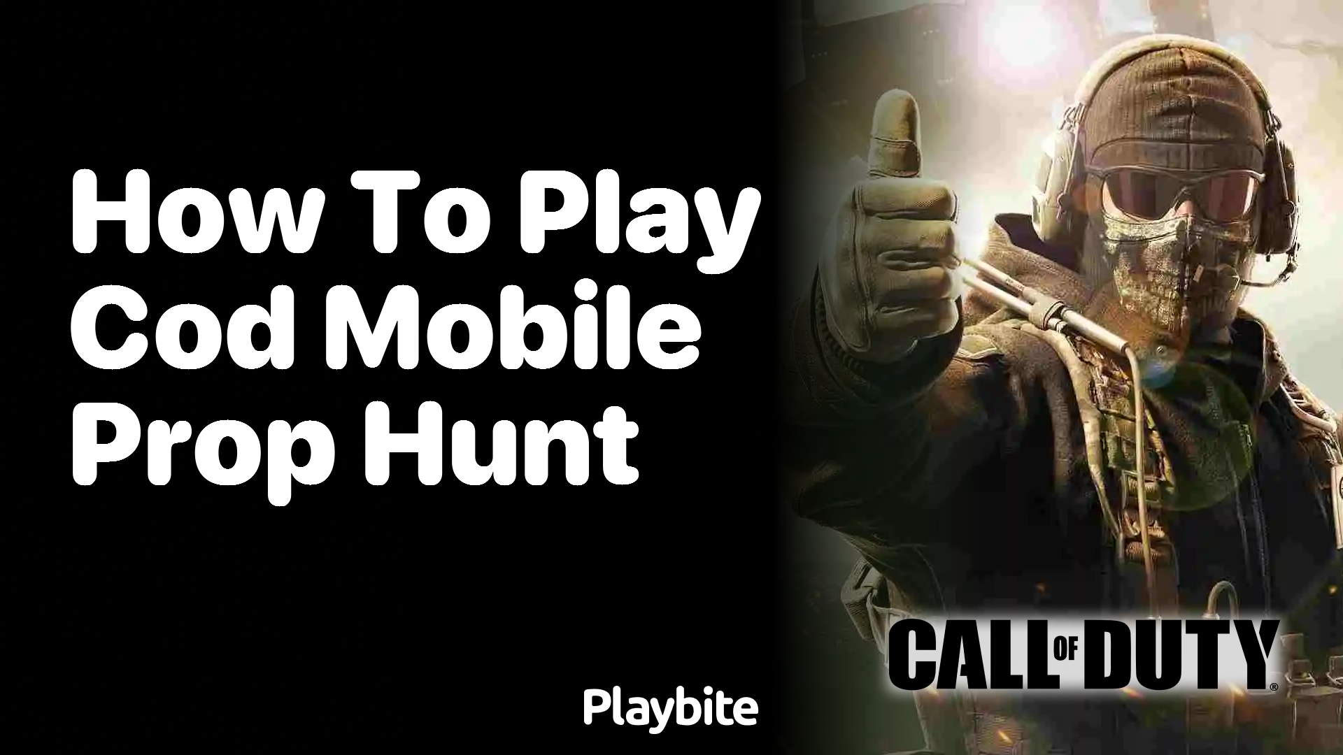 How to Play COD Mobile Prop Hunt Playbite