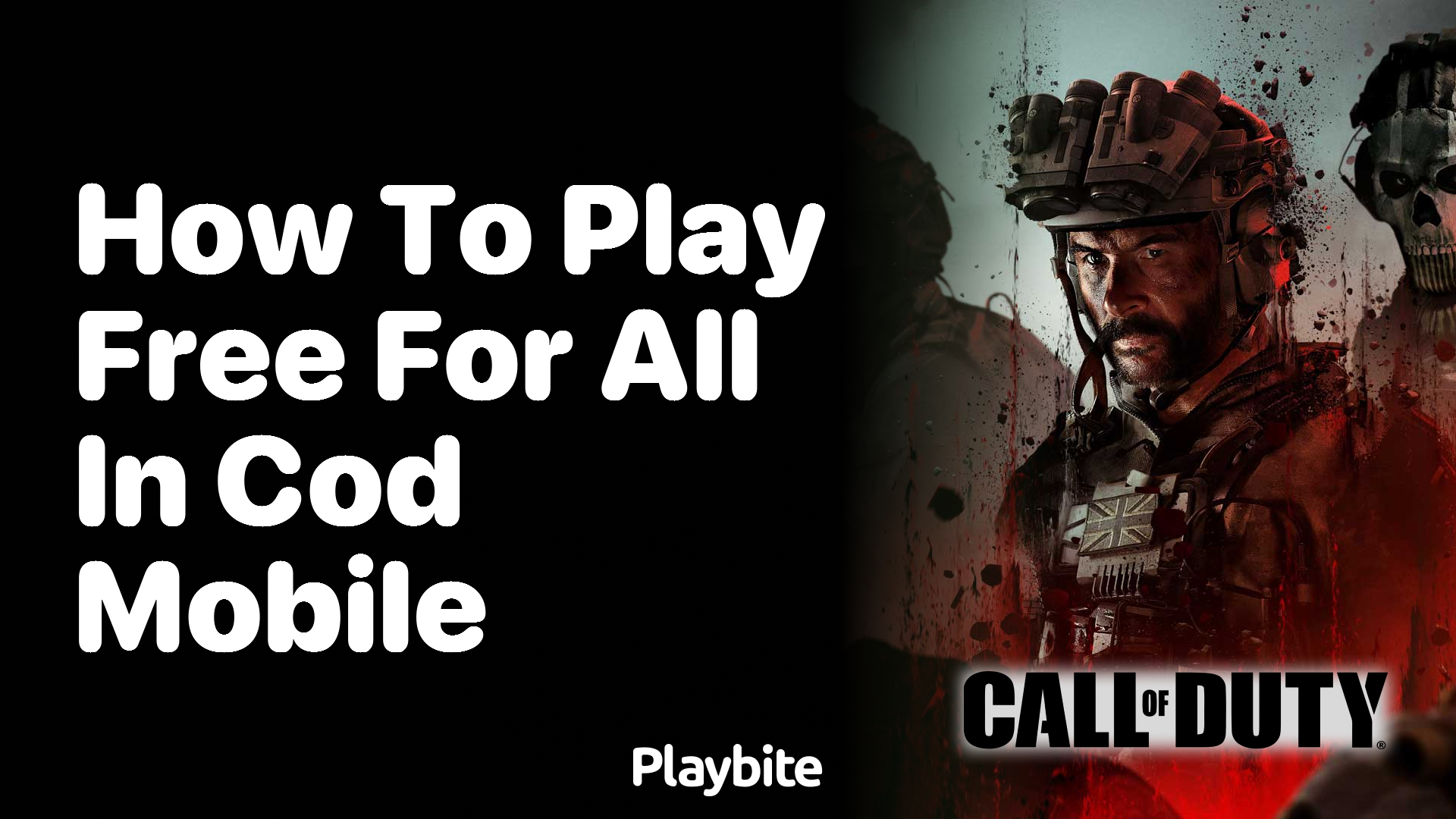 How to Play Free for All in COD Mobile