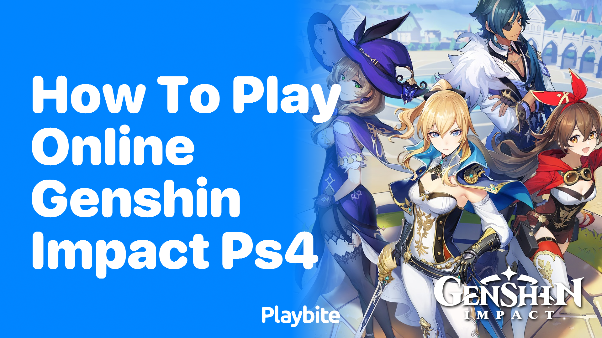 How to Play Online Genshin Impact on PS4