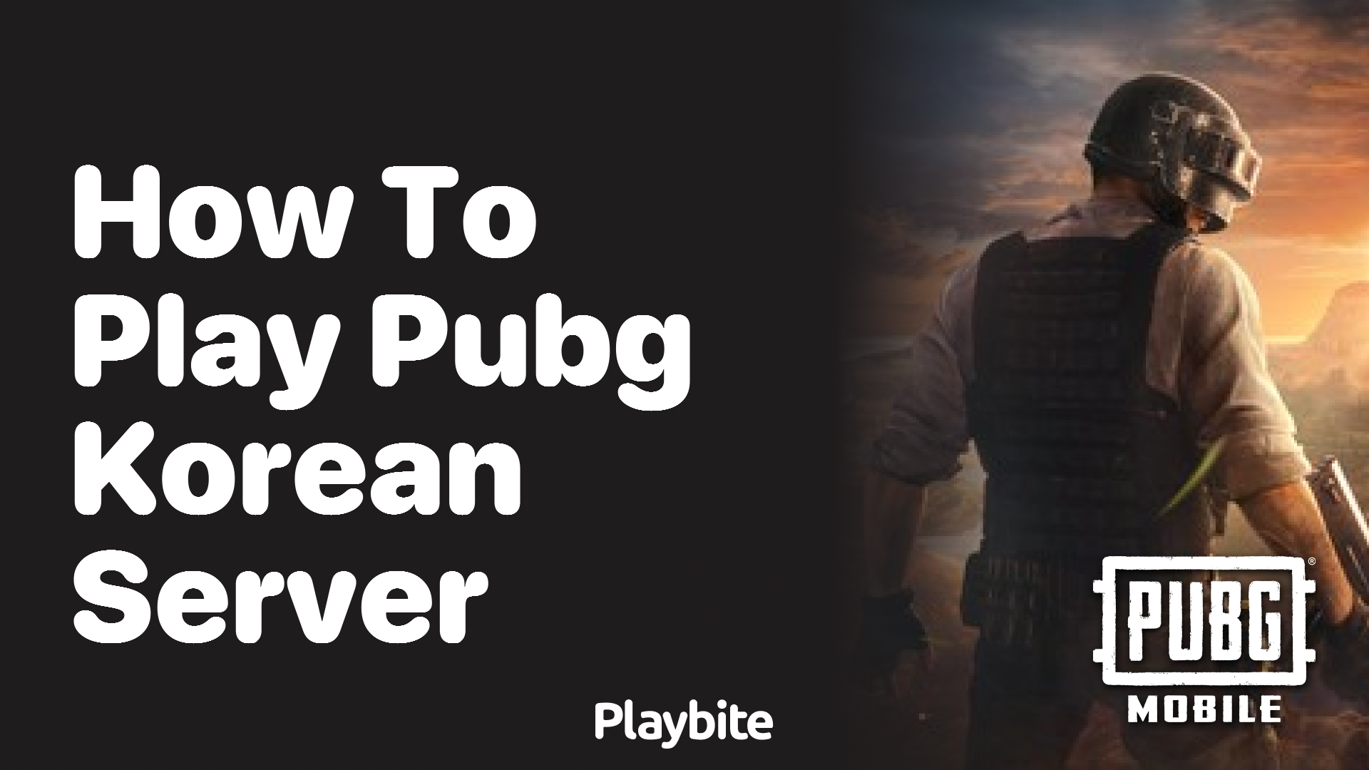 How to Play on the PUBG Korean Server