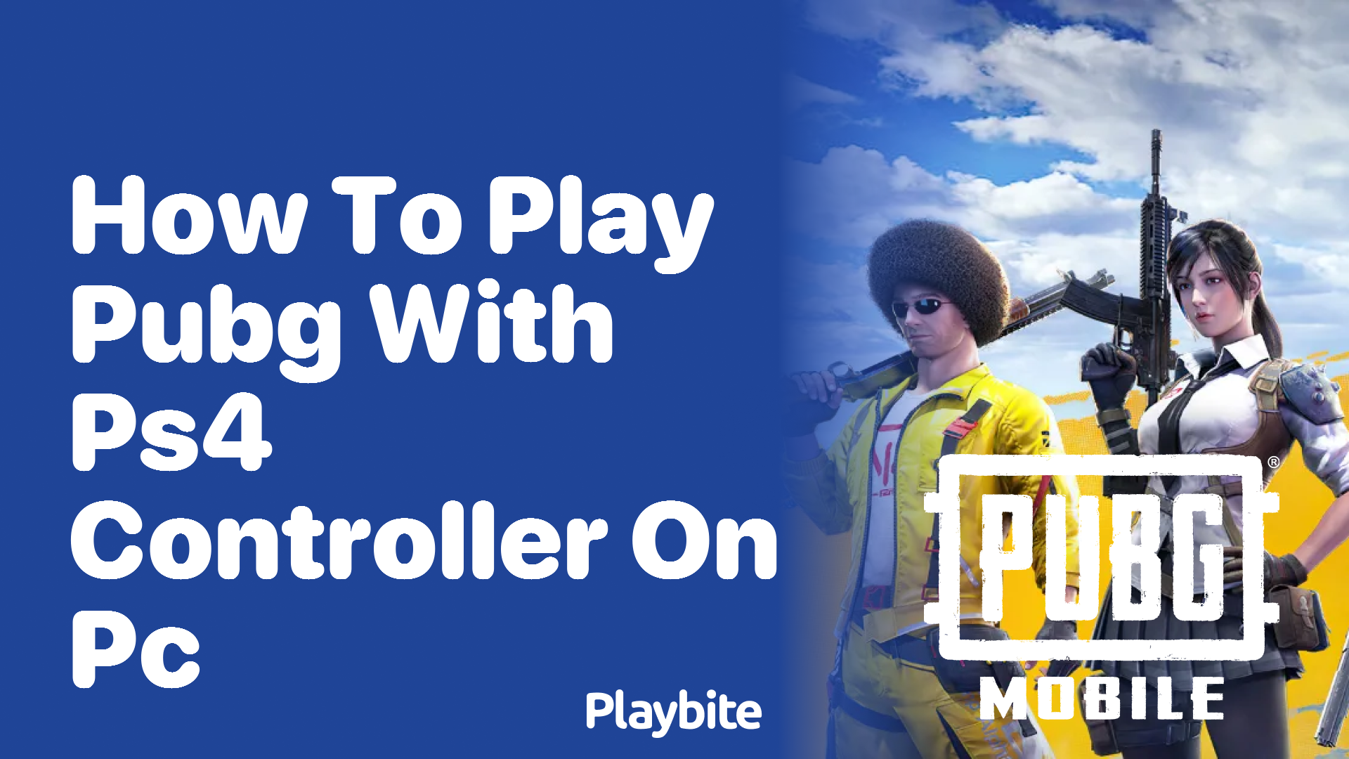 How to Play PUBG with a PS4 Controller on PC