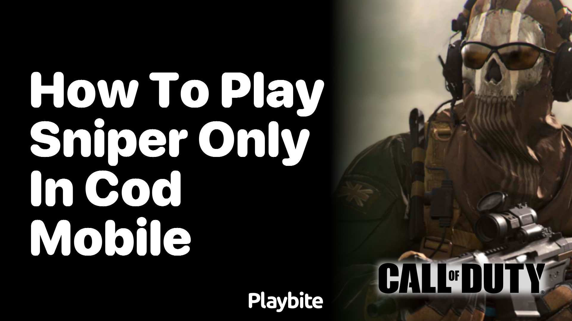 How to Play Sniper Only in COD Mobile
