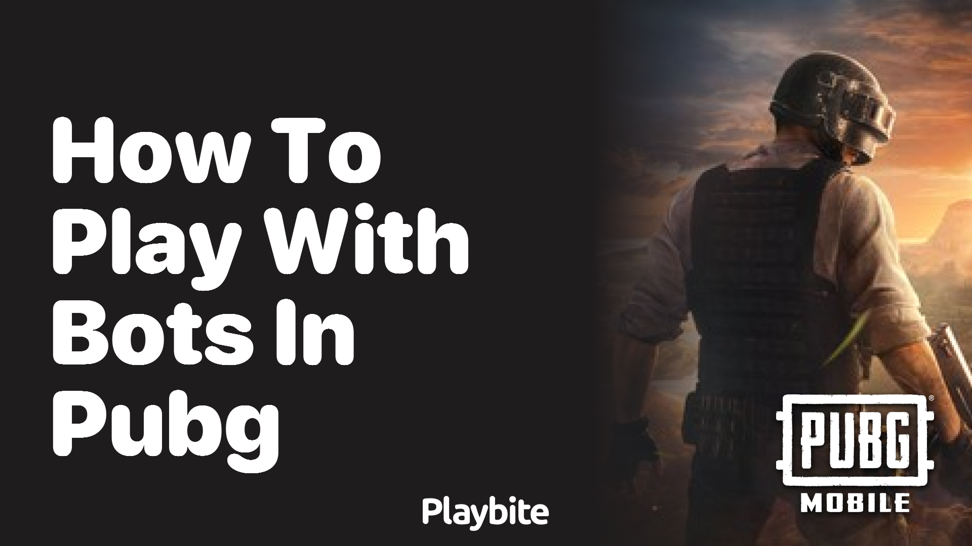 How to Play with Bots in PUBG Mobile