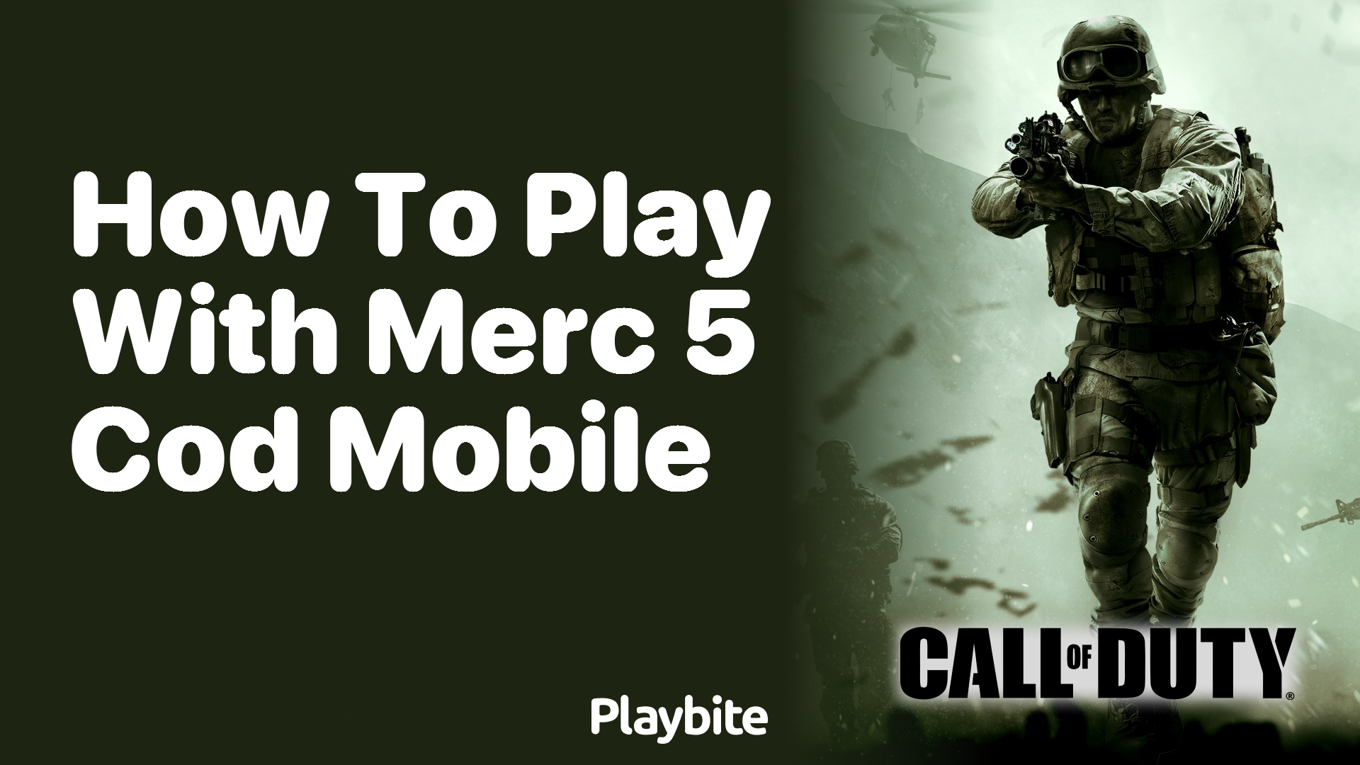 How to Play with Merc 5 in COD Mobile
