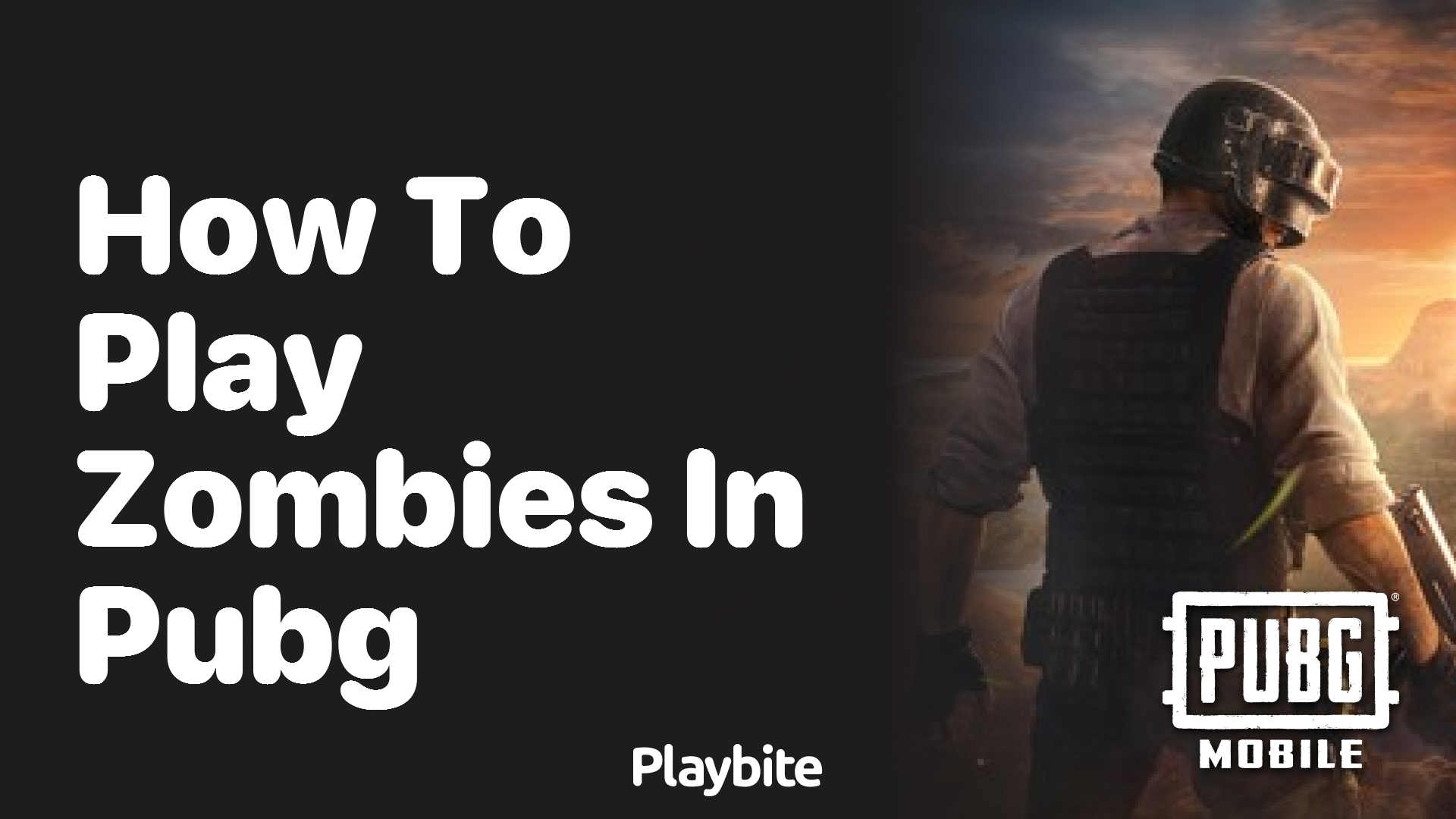 How to Play Zombies in PUBG Mobile