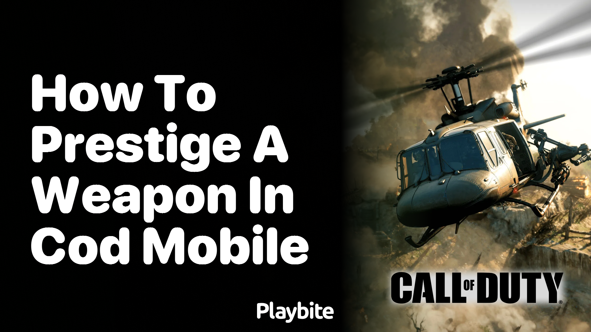 How to Prestige a Weapon in COD Mobile