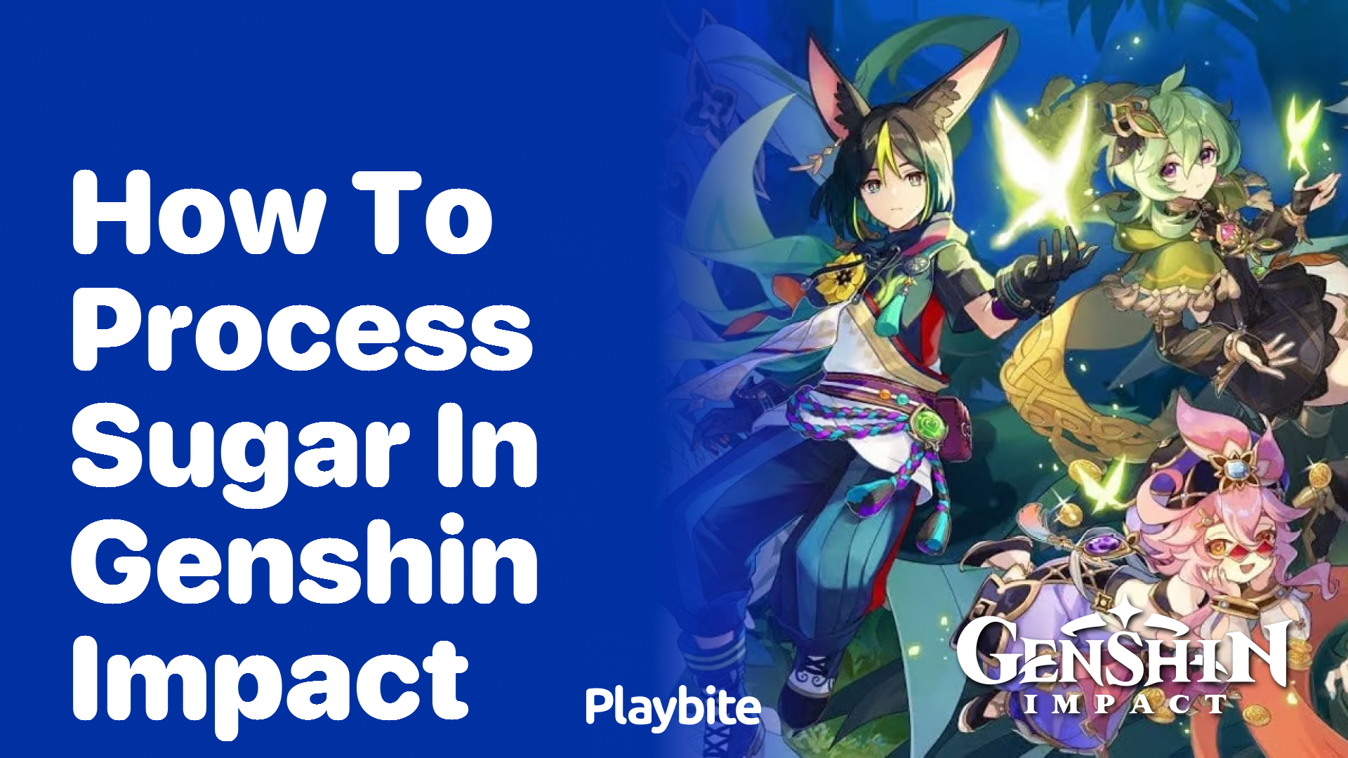 How to Process Sugar in Genshin Impact
