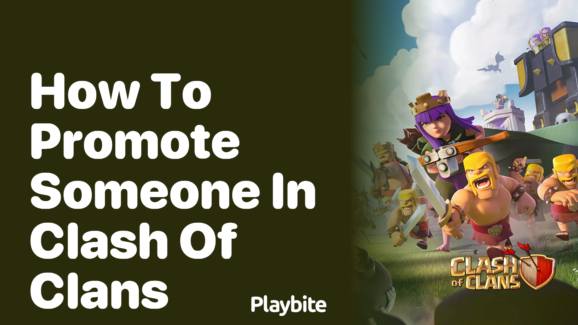 How to Promote Someone in Clash of Clans