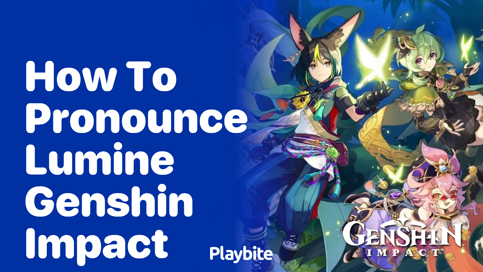 How to Pronounce Lumine in Genshin Impact