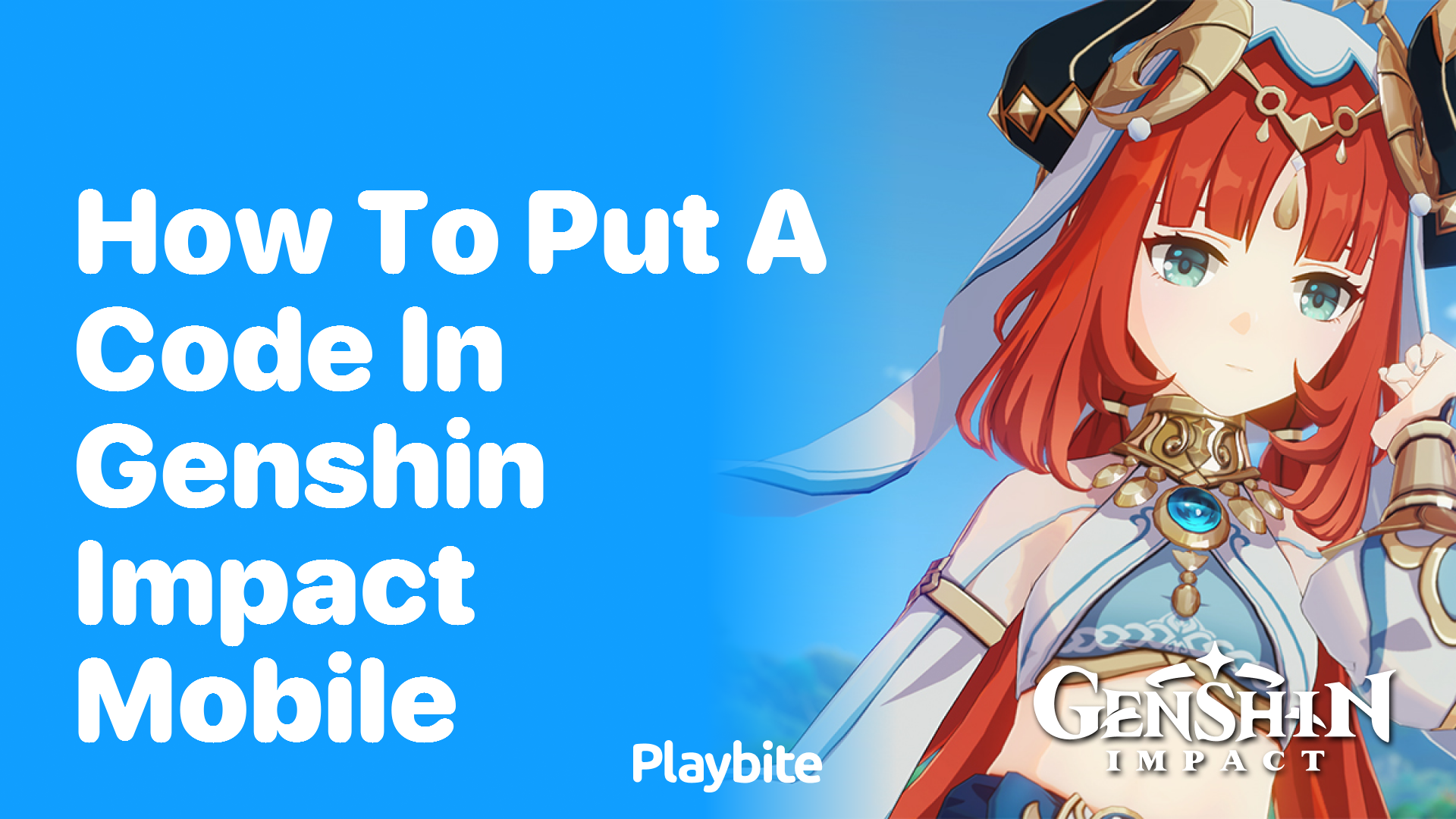 How to Put a Code in Genshin Impact Mobile