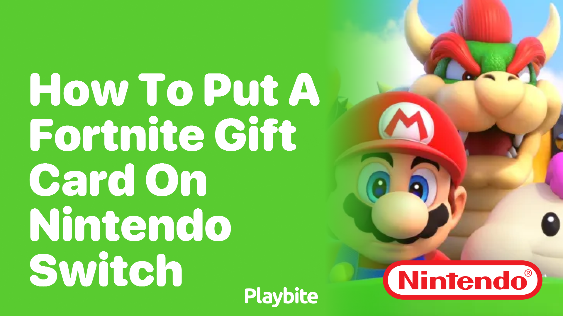 How to Put a Fortnite Gift Card on Nintendo Switch