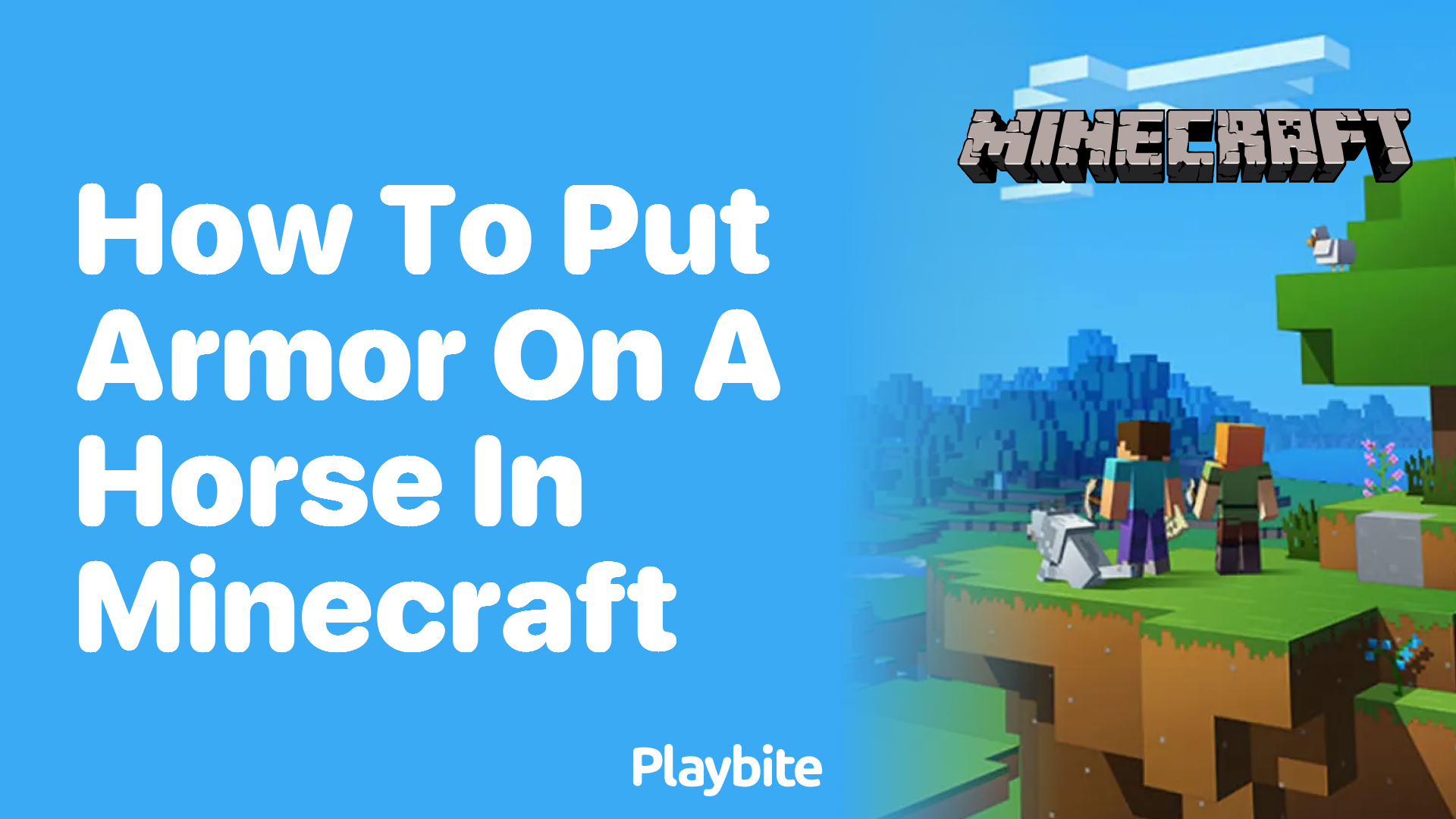 How to Put Armor on a Horse in Minecraft