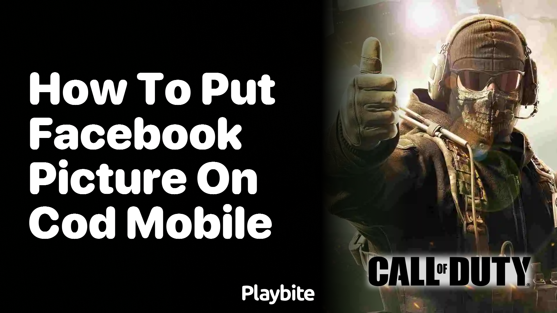 How to Put Your Facebook Picture on COD Mobile?