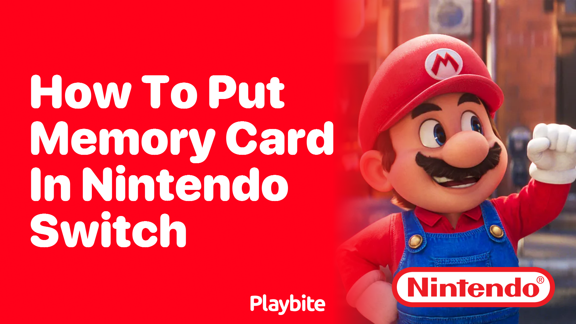 How to Insert a Memory Card into Your Nintendo Switch
