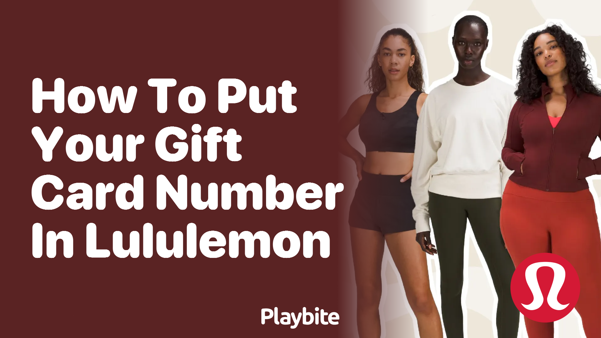 How to Put Your Gift Card Number in Lululemon - Playbite