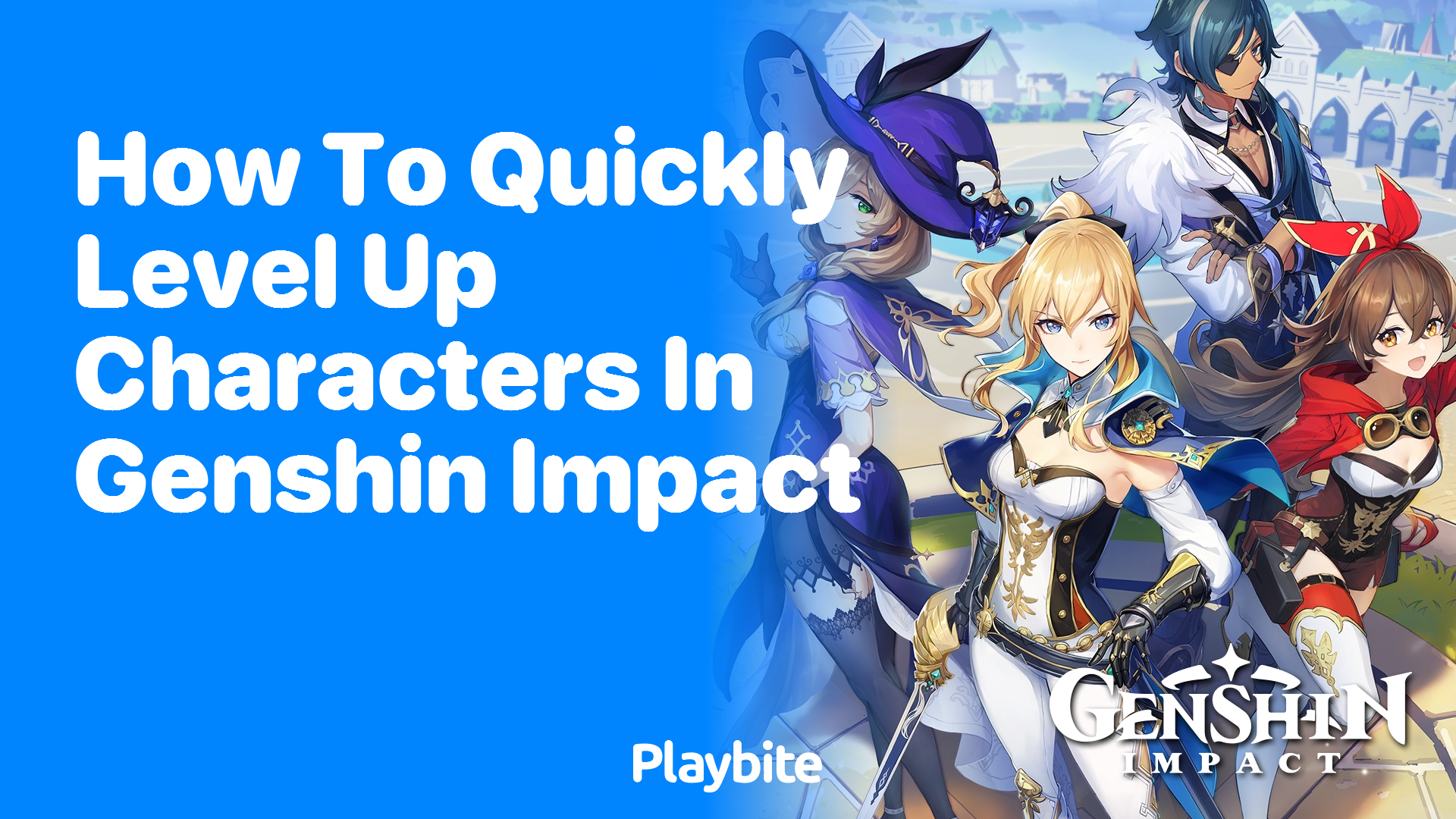 How to Quickly Level Up Characters in Genshin Impact
