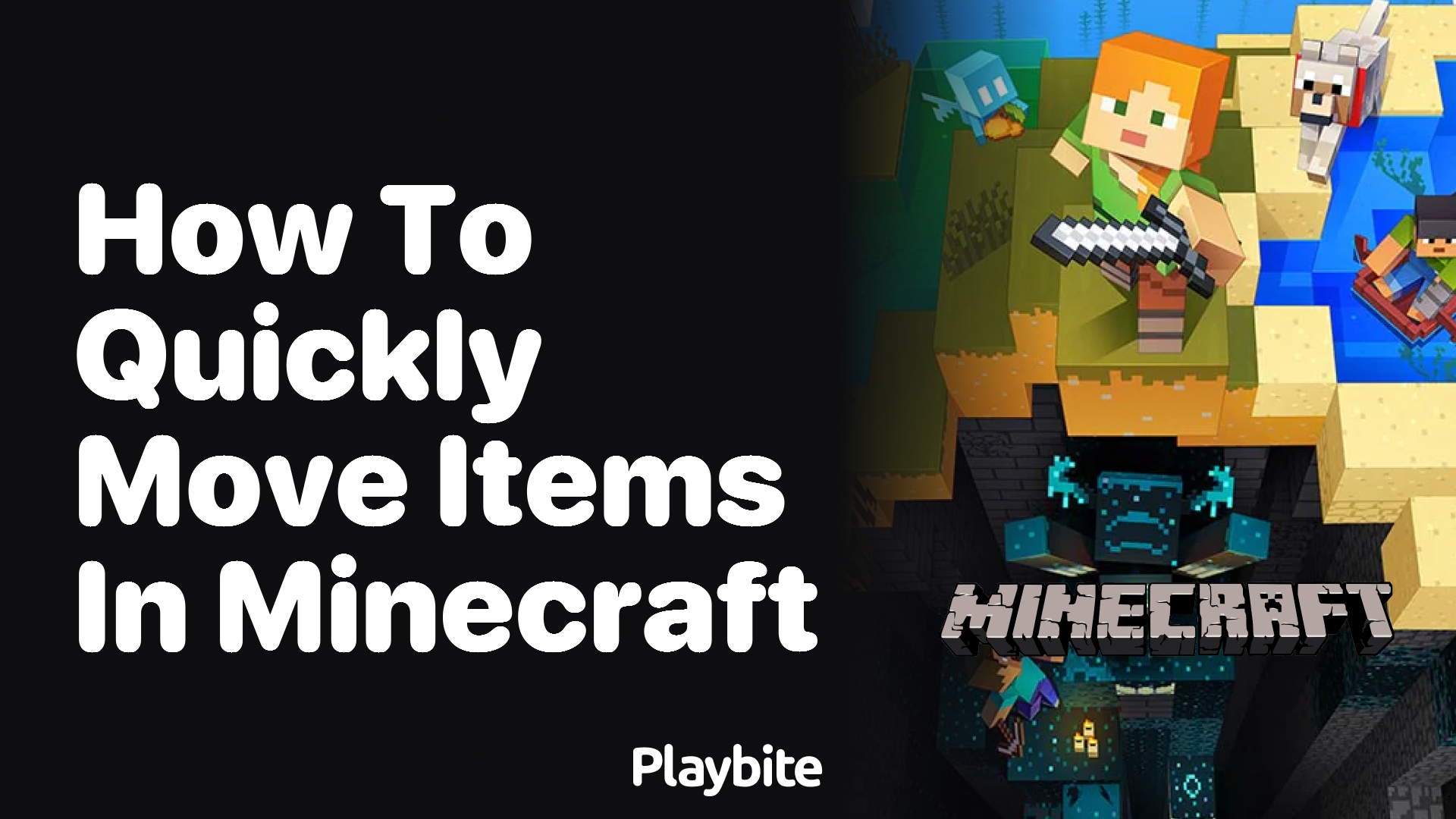How to Quickly Move Items in Minecraft