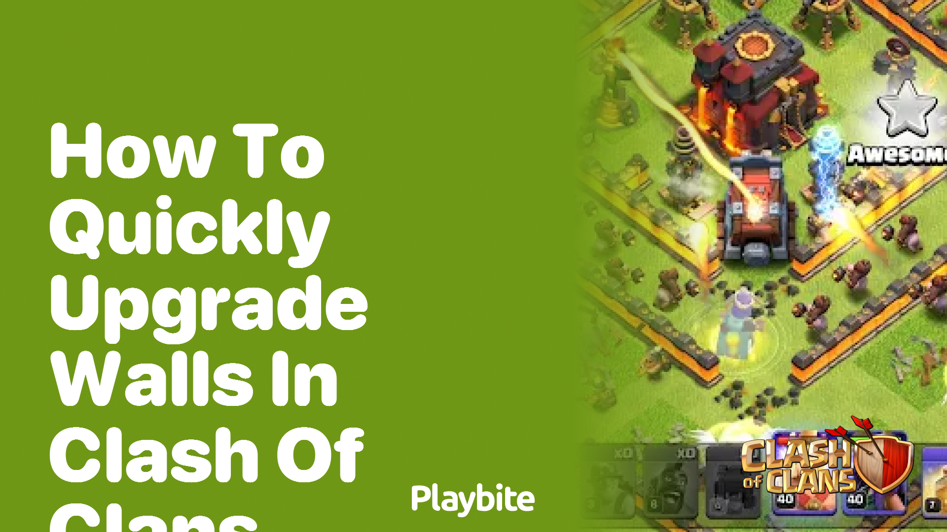 How to Quickly Upgrade Walls in Clash of Clans