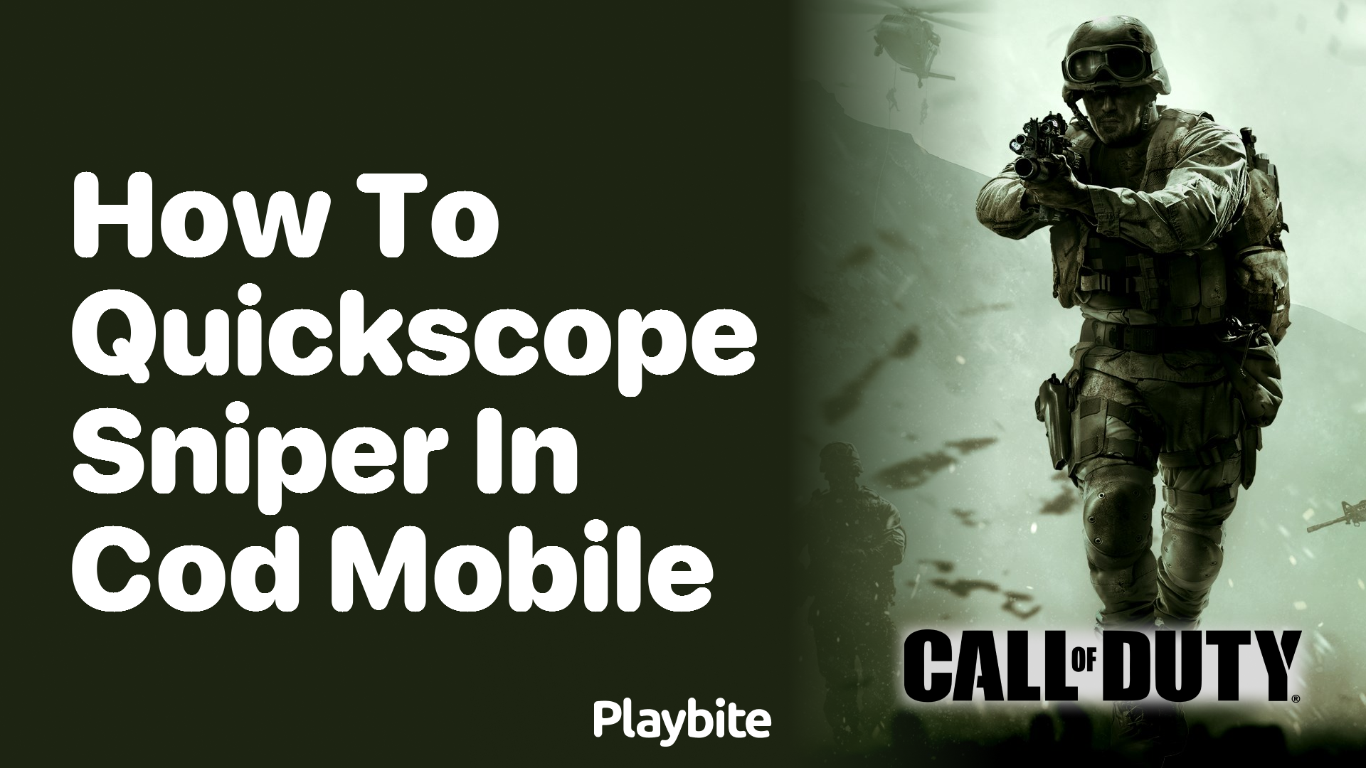 How to Quickscope with a Sniper in COD Mobile Playbite