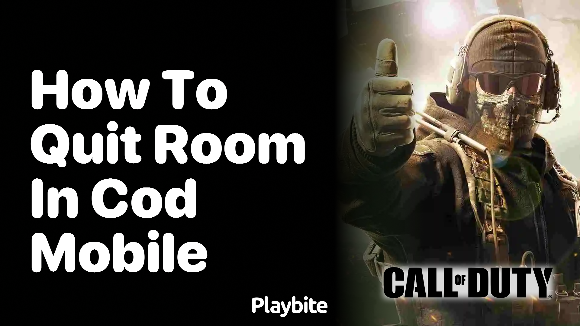 How to Quit a Room in COD Mobile: A Simple Guide