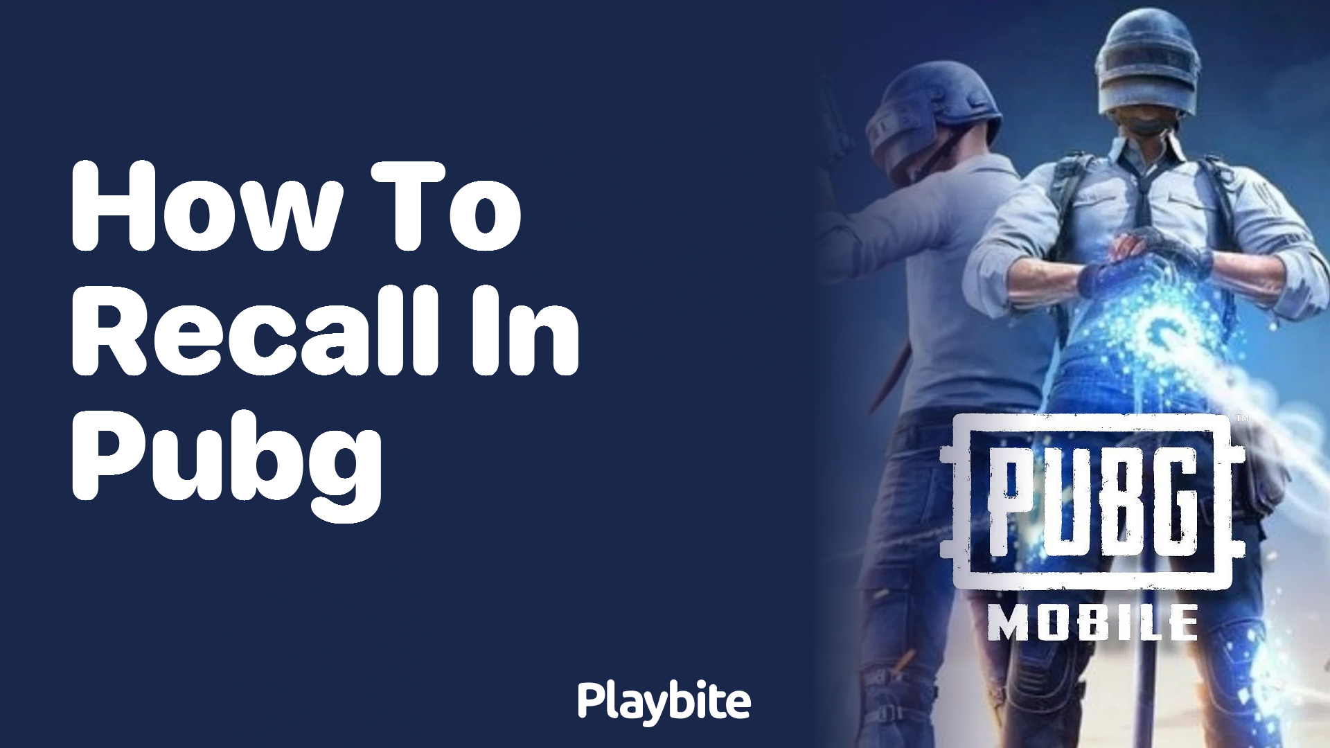 How to Recall in PUBG Mobile: Reviving Your Squad